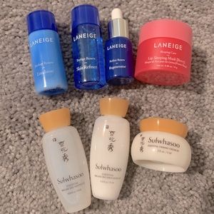 Laneige + Sulwhasoo Korean Skin Care Set (minis)